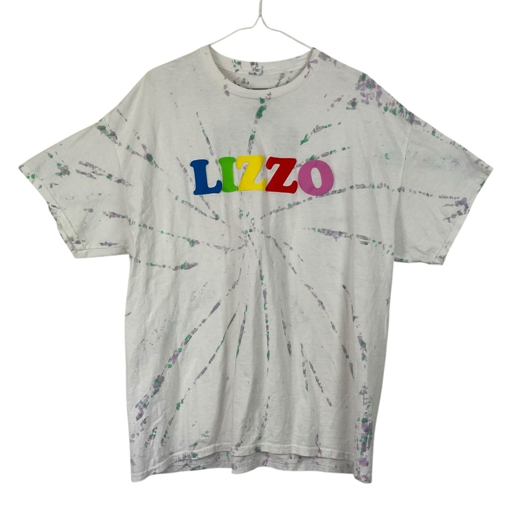 Lizzo Graphic U R Special Tie Dye T-Shirt Rainbow Logo Concert Tour Tee Size XL